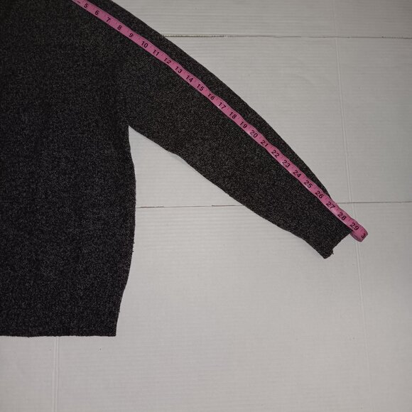 J.CREW MEN'S SLIM FIT LAMBS WOOL MARLED V-NECK SWEATER - Picture 10 of 11